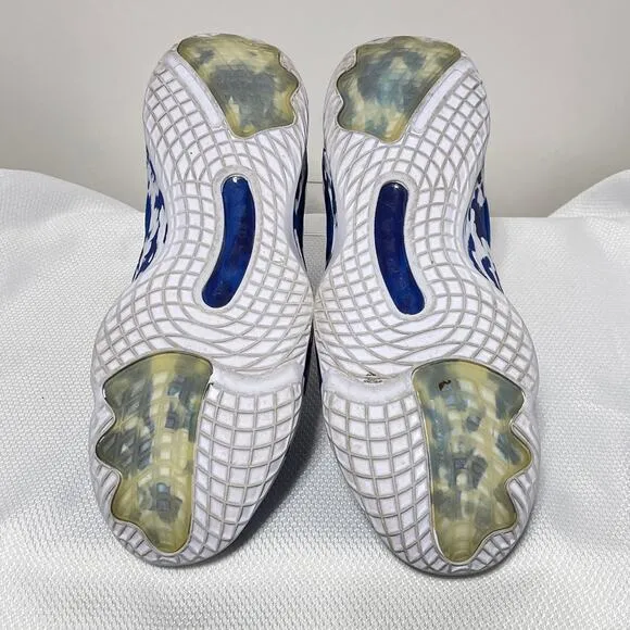 Adidas Basketball Sneaker Mens 13 D.O.N Issue 3 Blue White Athletic Lace Up Shoe