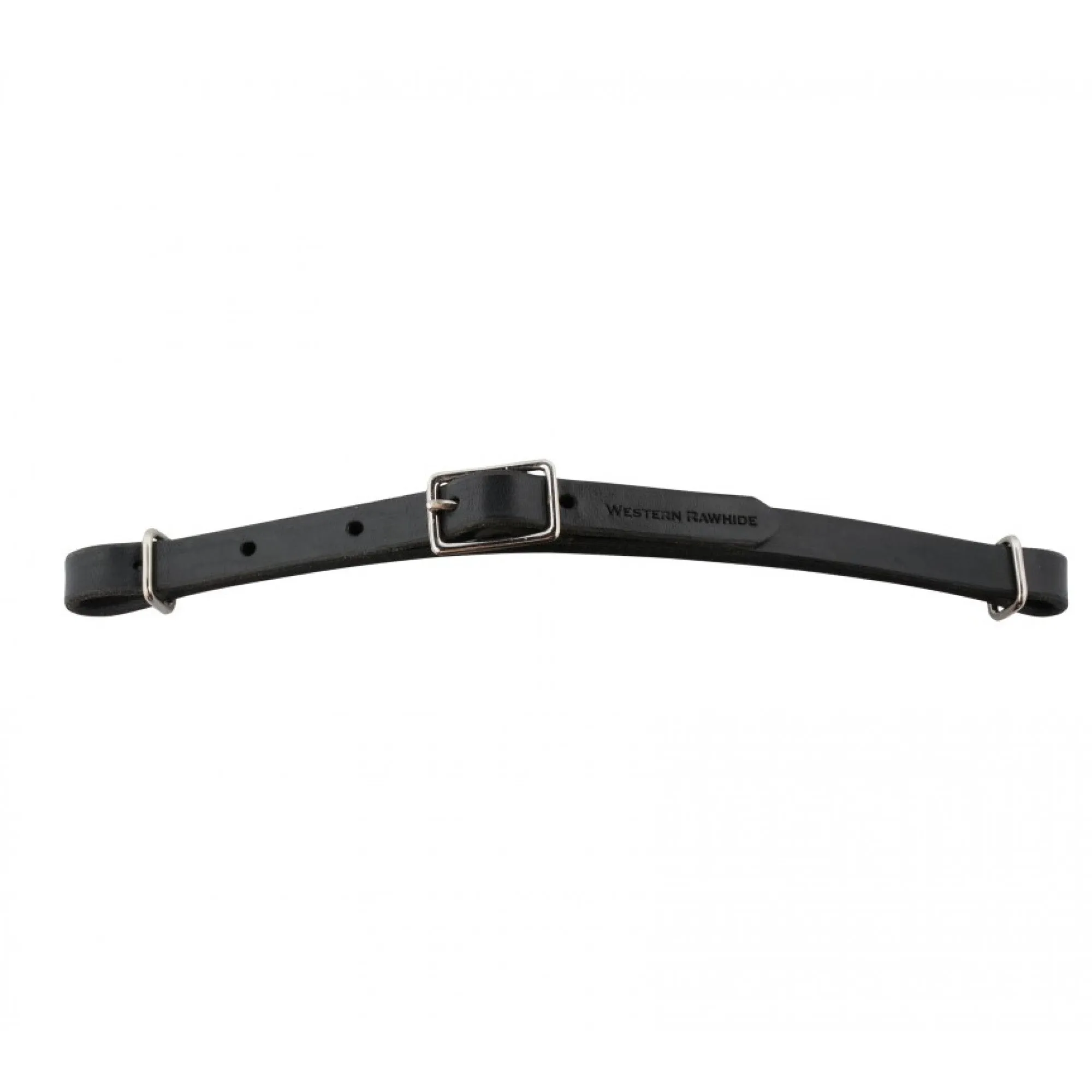All Leather Curb Strap