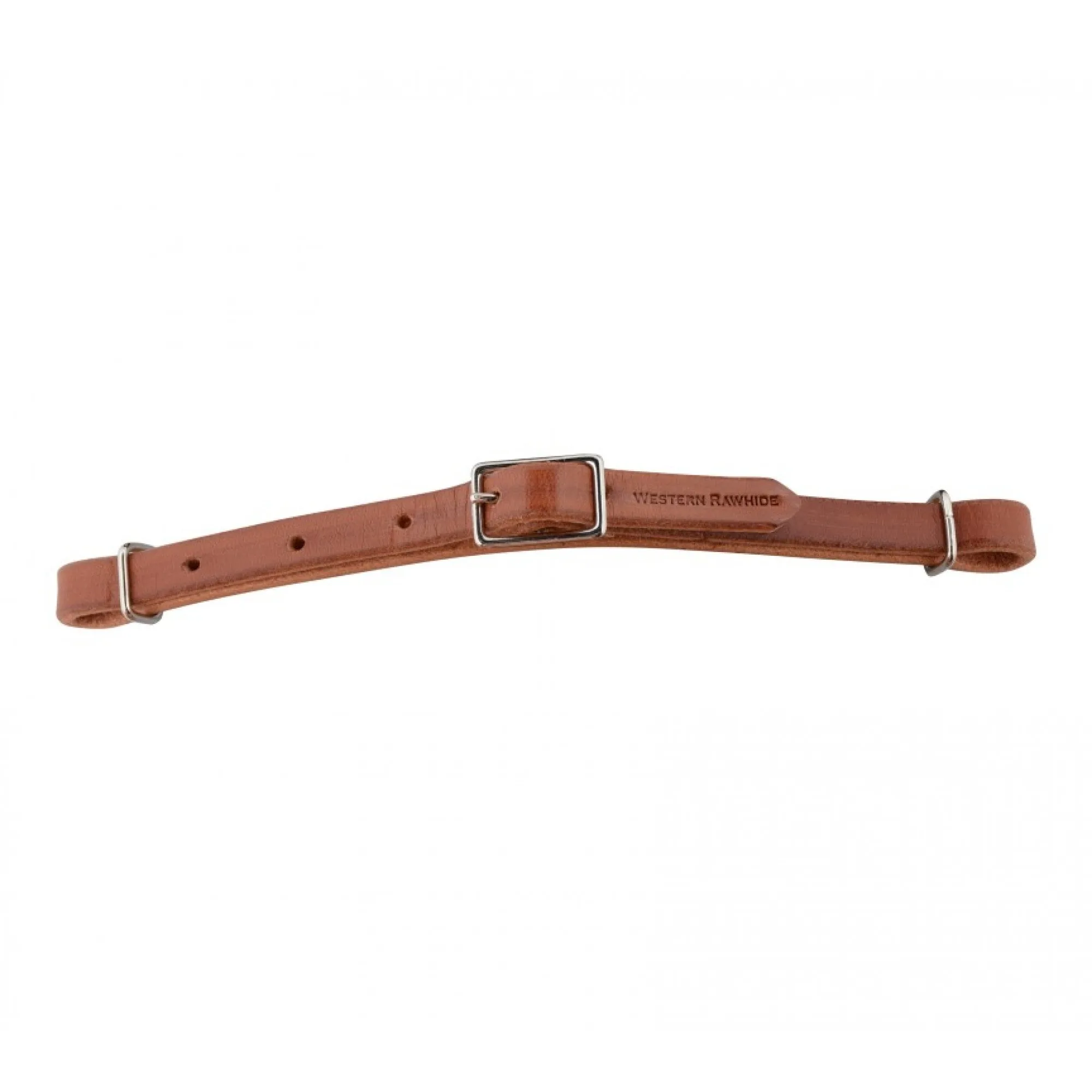 All Leather Curb Strap