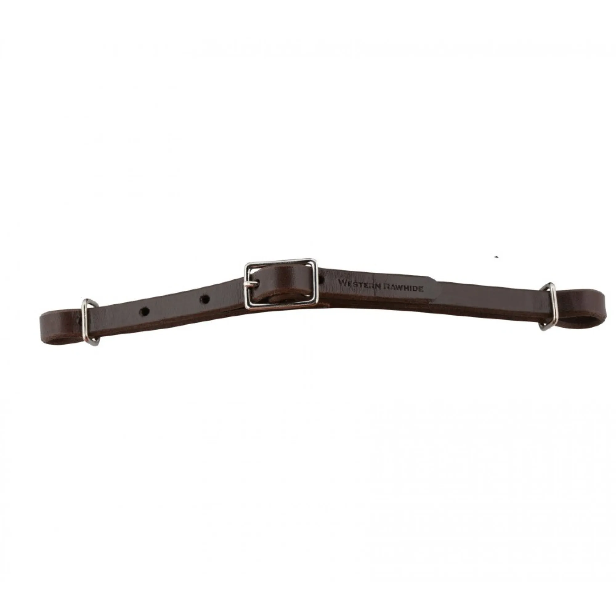 All Leather Curb Strap