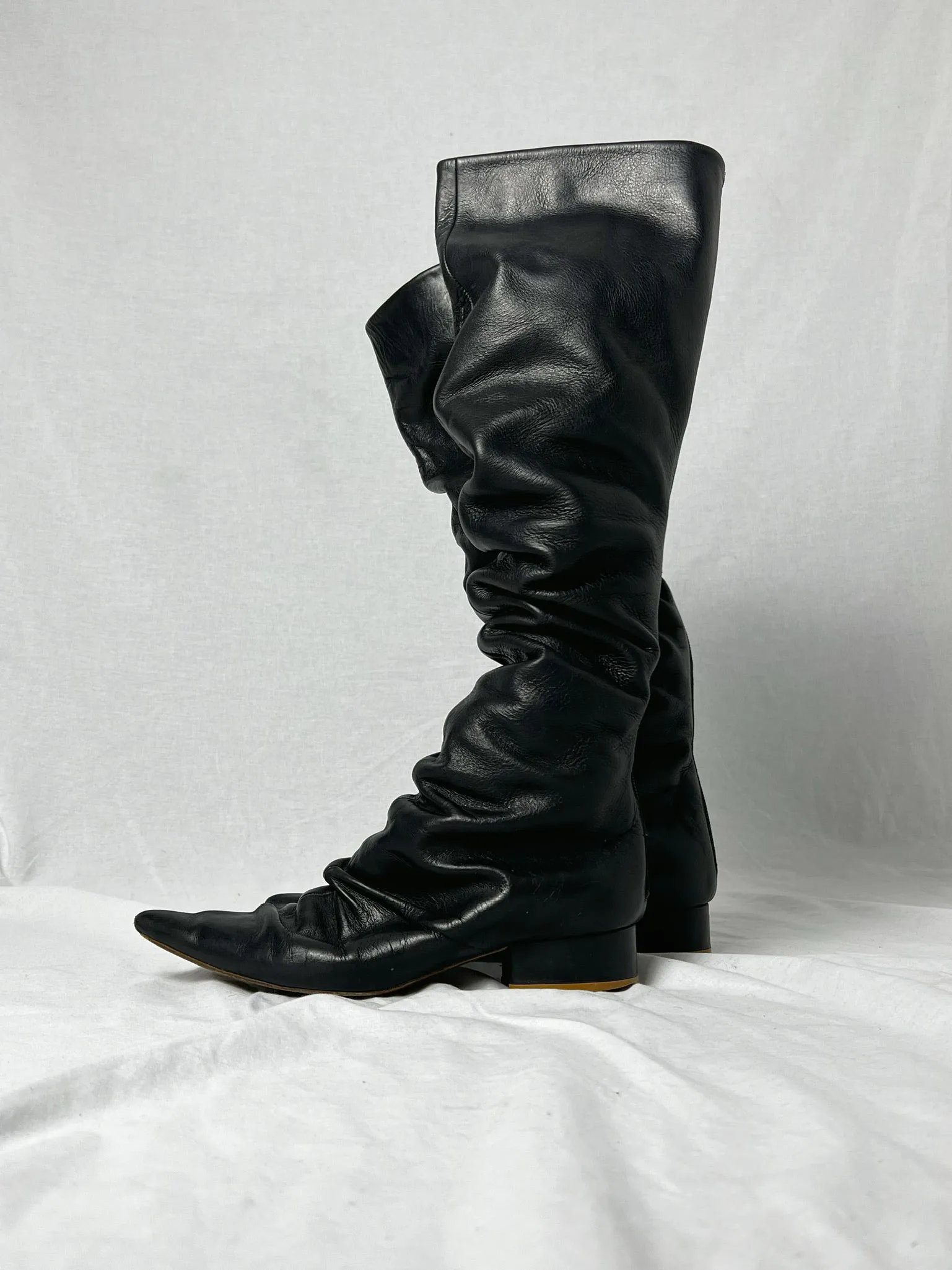 ANN DEMEULEMEESTER KNEE HIGH BOOTS
