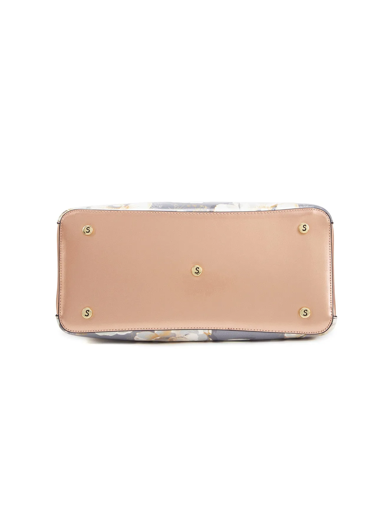 ANNALISE GRIP HANDLE  LEATHER BAG- SN77-0378