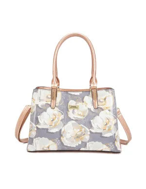 ANNALISE GRIP HANDLE  LEATHER BAG- SN77-0378