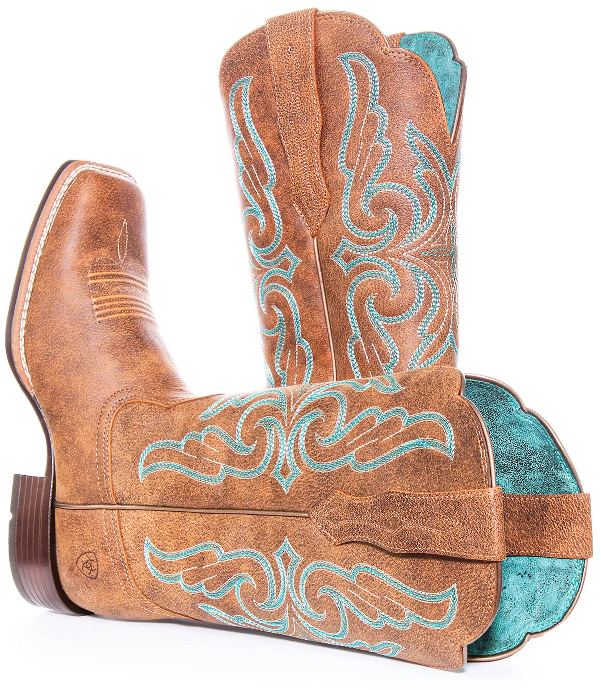 Ariat Primera Strech In Brown Blue For Women