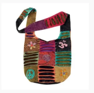 Benjamin - Flower Spiral Om Monk Bag 5734