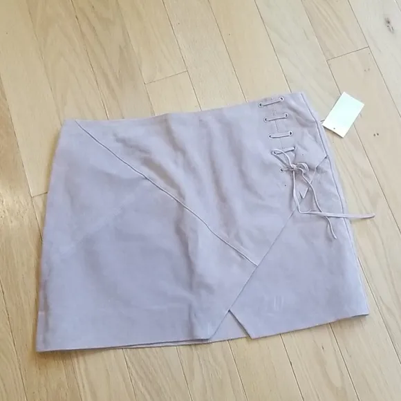 BLANKNYC leather mini skirt