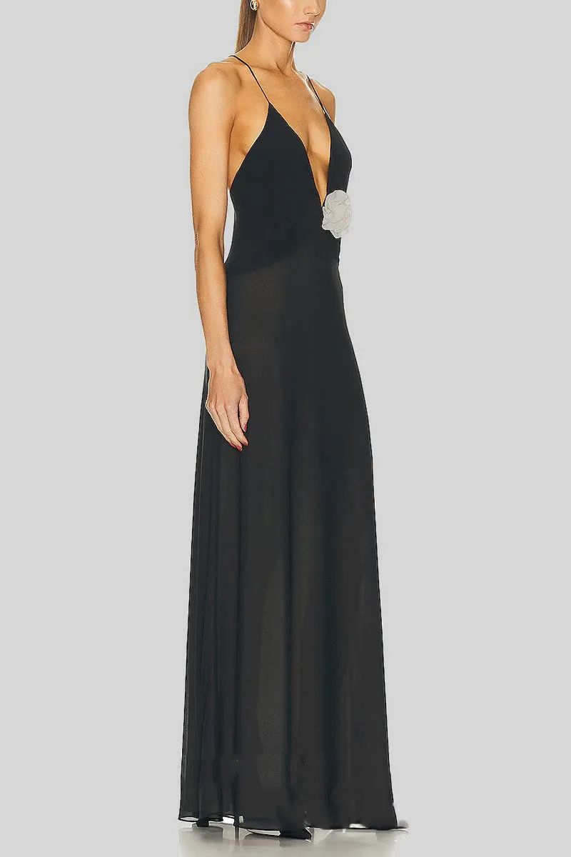 BM0193 Rose Maxi Cami Dress