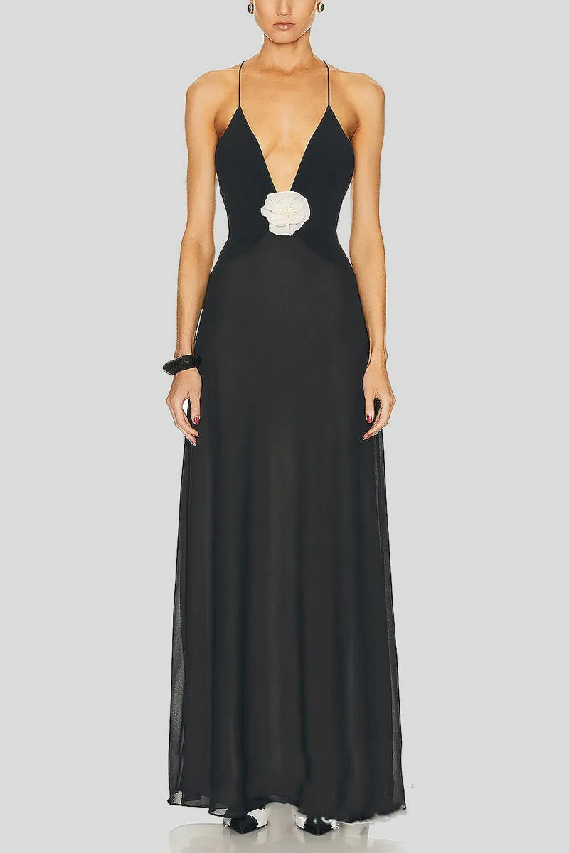 BM0193 Rose Maxi Cami Dress
