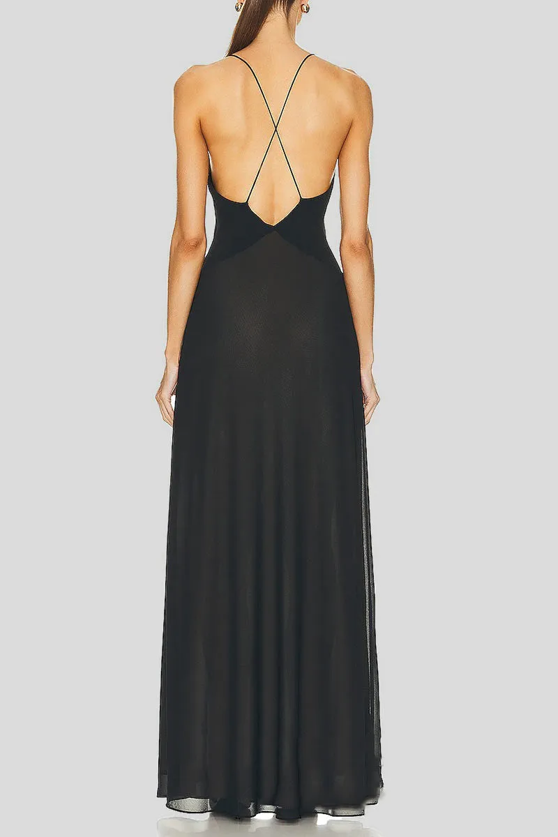 BM0193 Rose Maxi Cami Dress