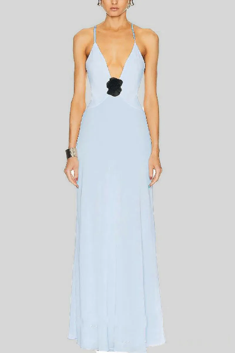 BM0193 Rose Maxi Cami Dress