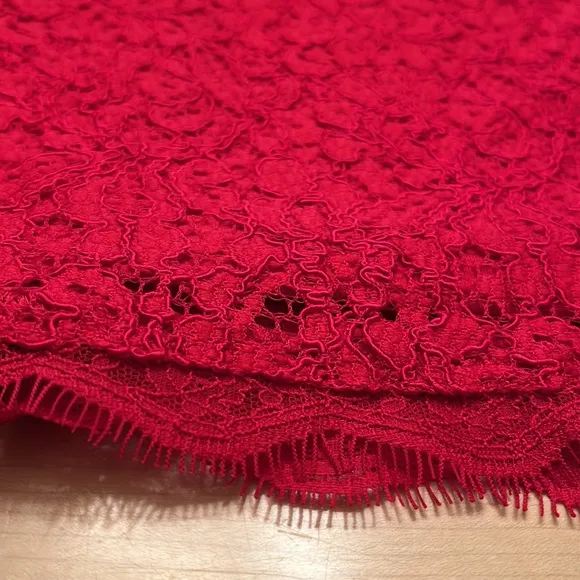 Cache Red Lace Dress NWT Sz 2