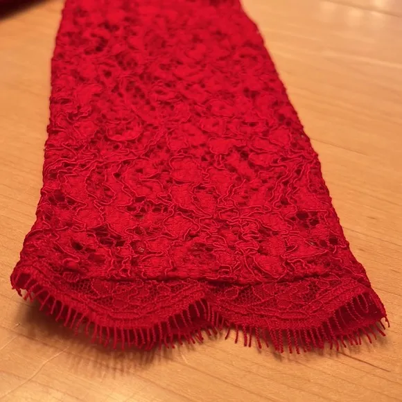 Cache Red Lace Dress NWT Sz 2