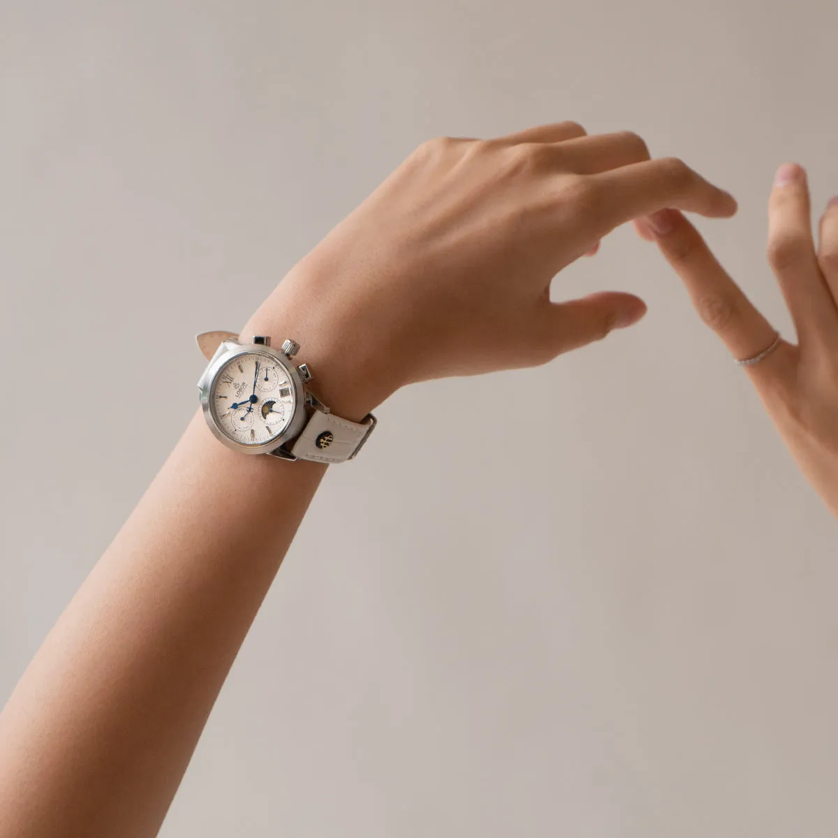 Cellini Des Voeux White 34mm
