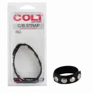 Colt Leather C/B Straps - Adjustable 5 Snap