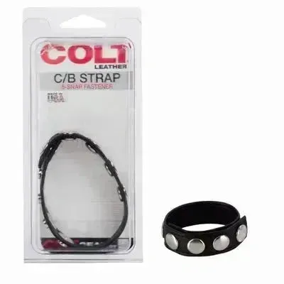Colt Leather C/B Straps - Adjustable 5 Snap