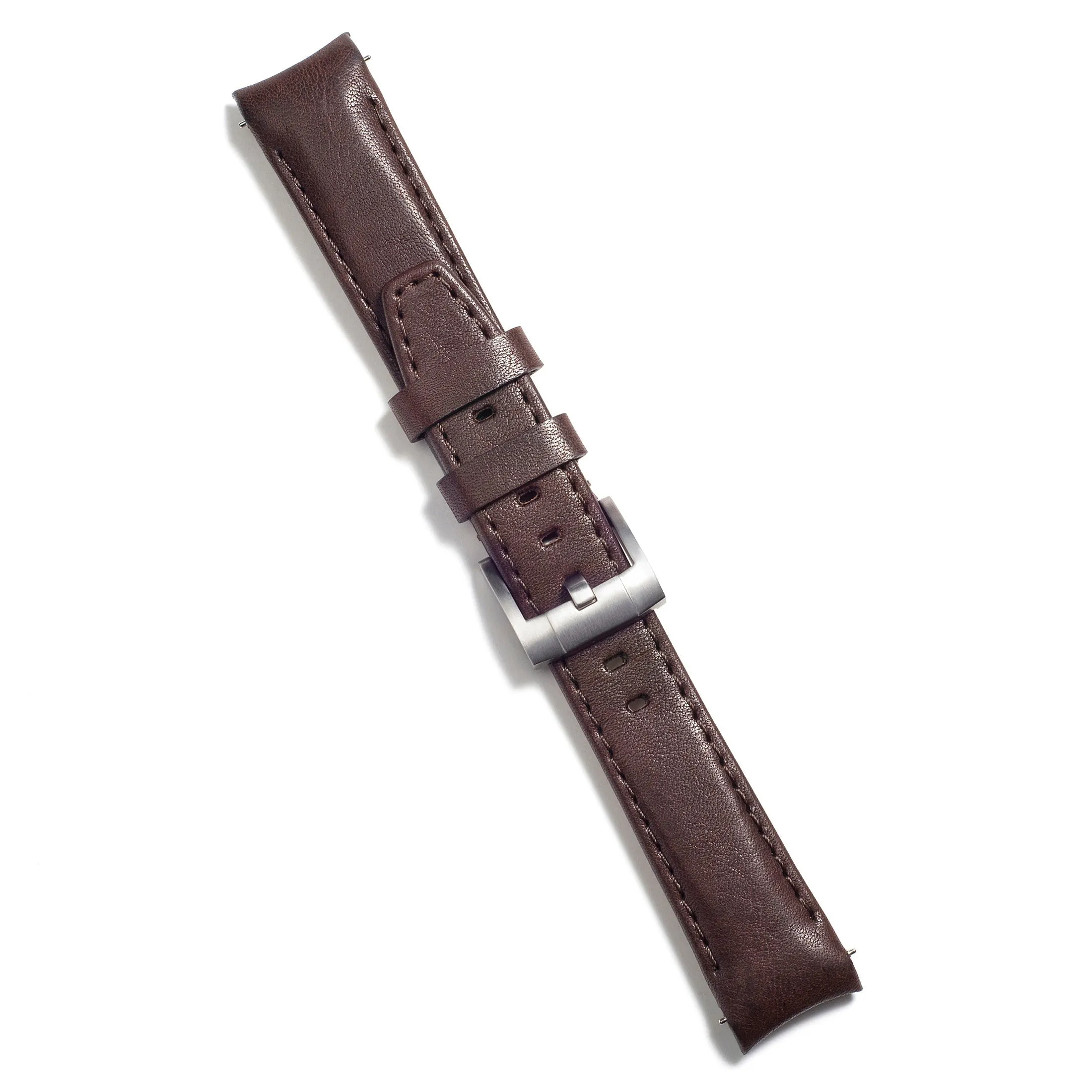 Curved End Leather Strap for Rolex Daytona with Tang Buckle