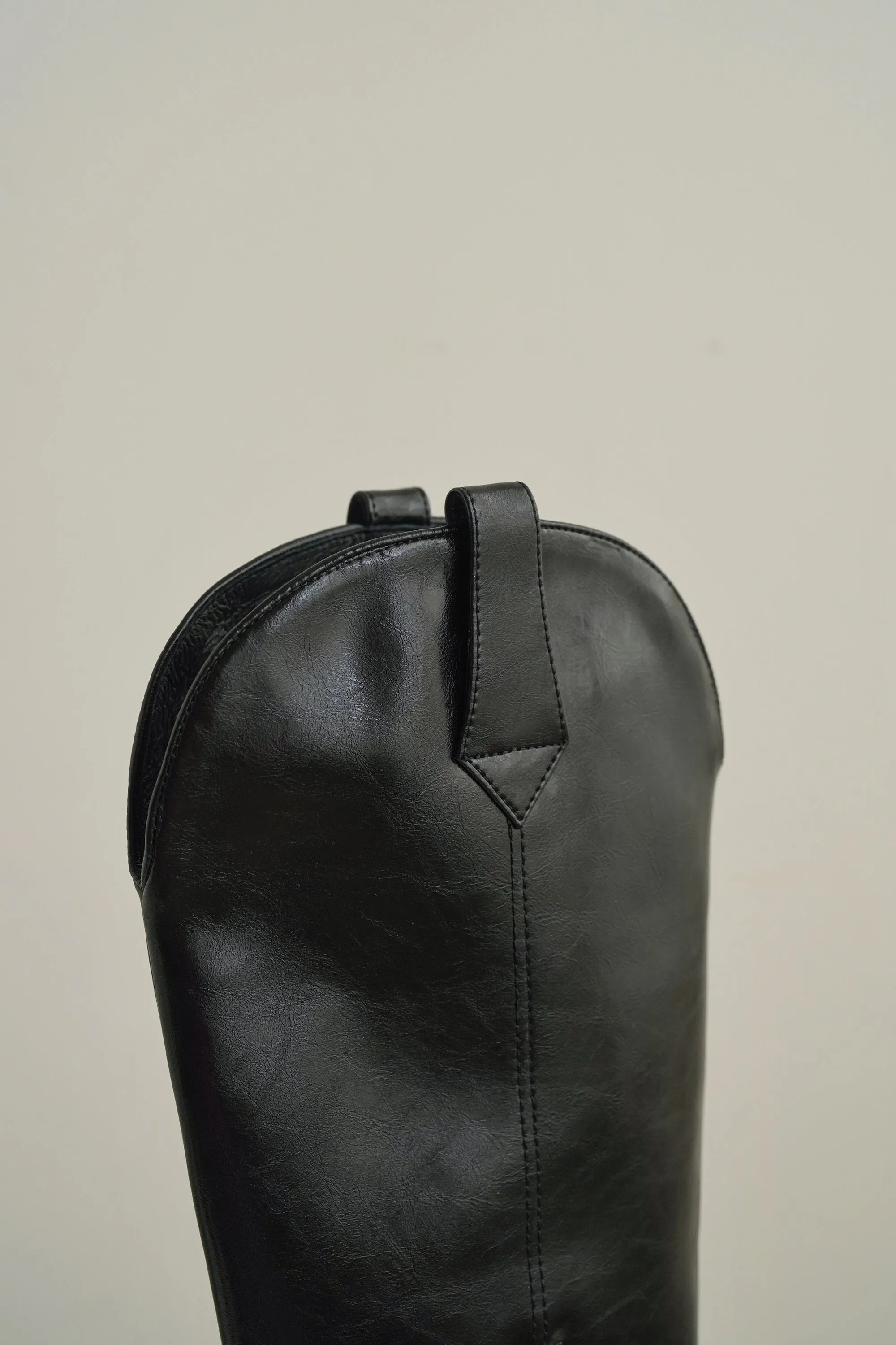 Dallas Leather Knee Boots