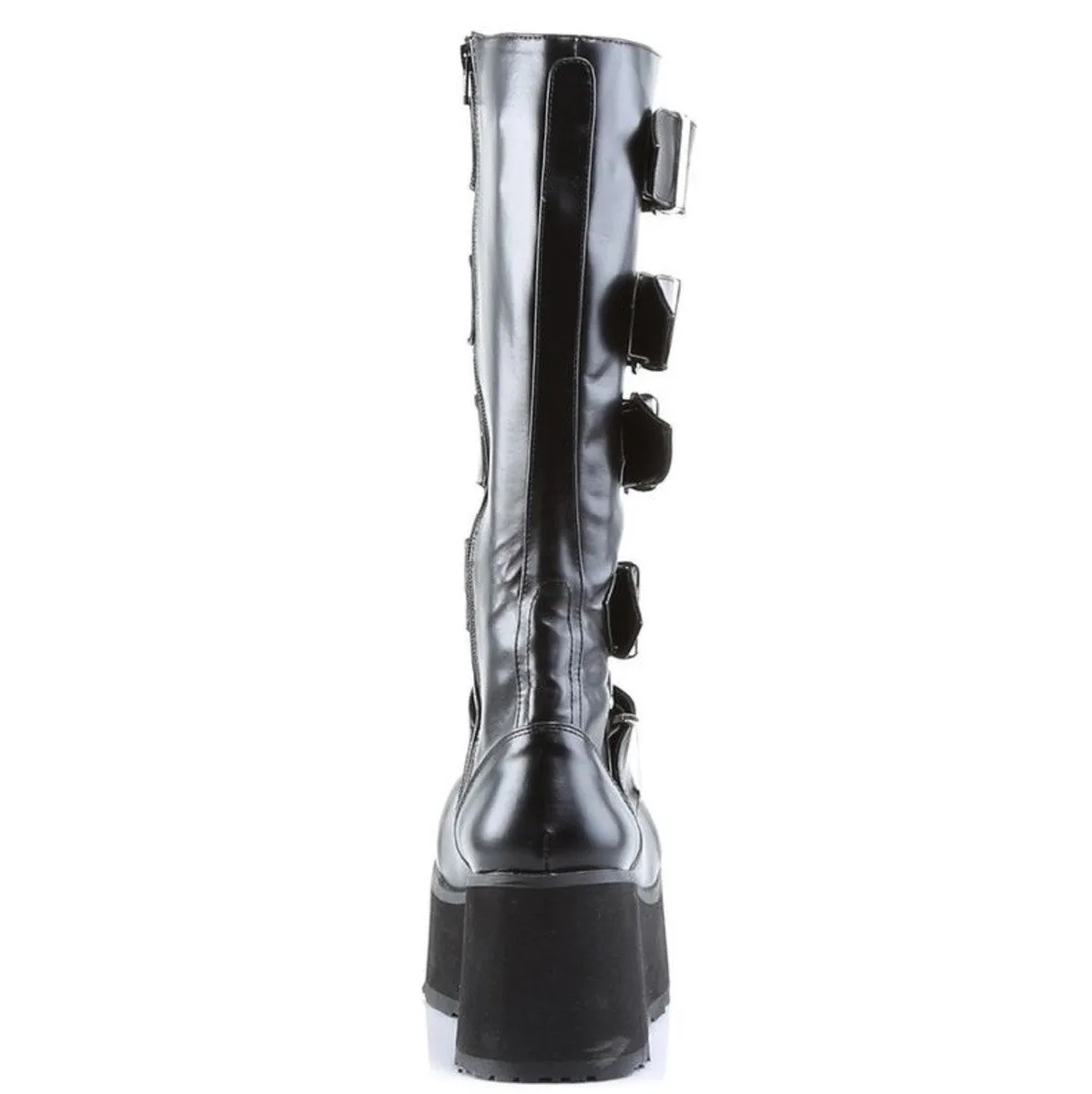 Demonia Trashville 518 Platform Gothic Punk Knee High Boots