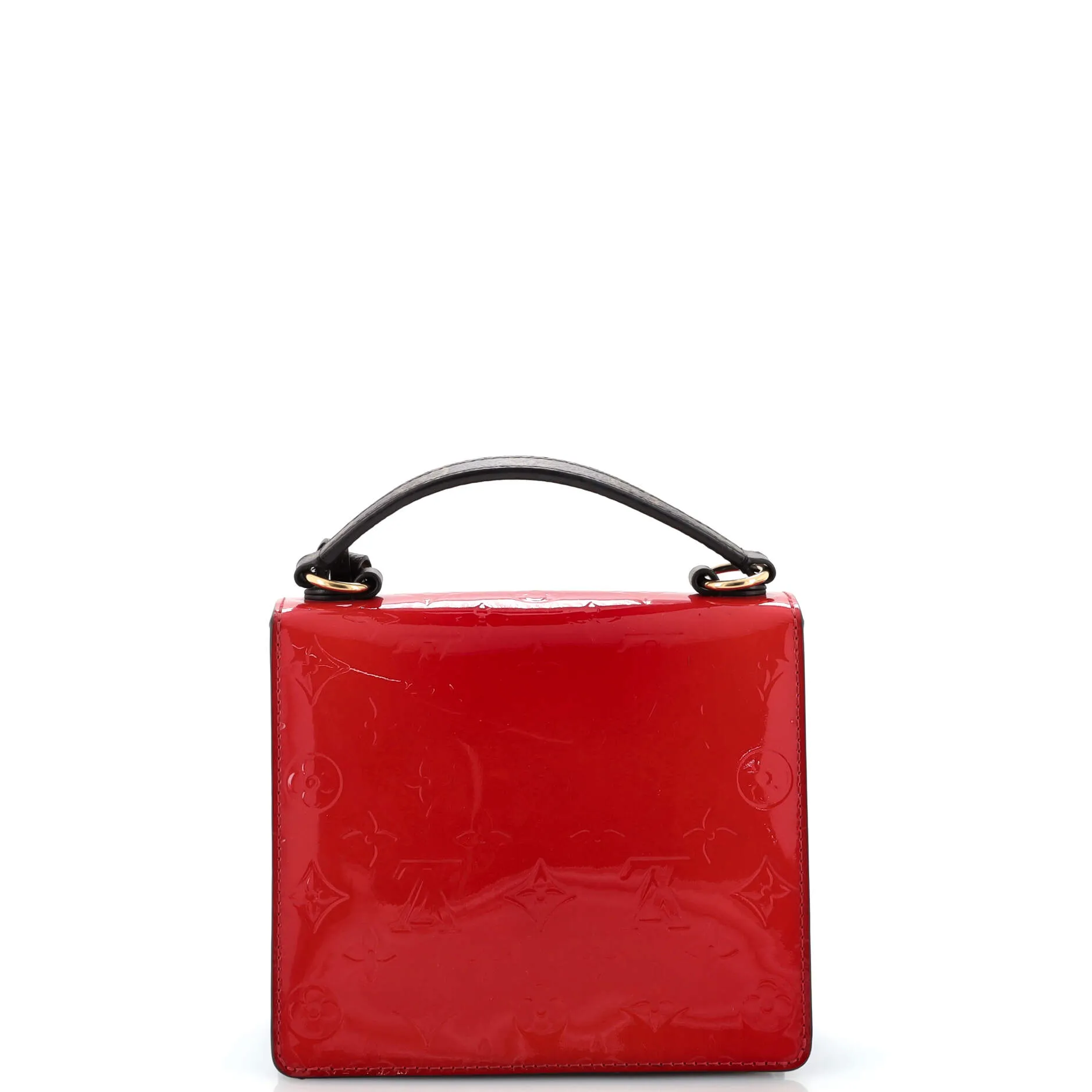 Designer Spring Street NM Handbag Monogram Vernis with Monogram Canvas and Epi Leather