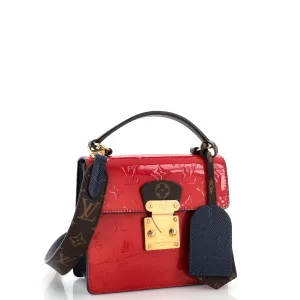 Designer Spring Street NM Handbag Monogram Vernis with Monogram Canvas and Epi Leather