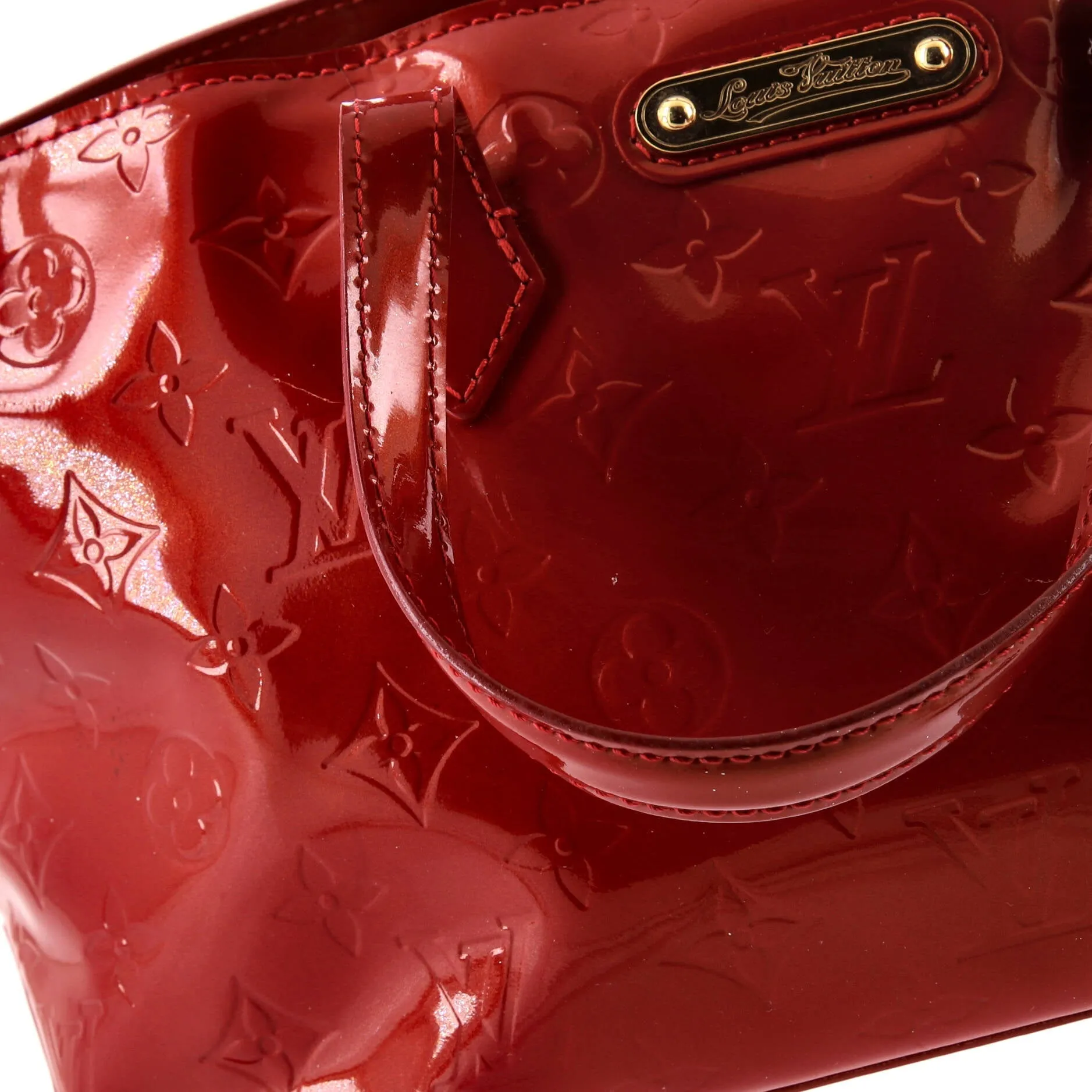 Designer Wilshire Handbag Monogram Vernis PM