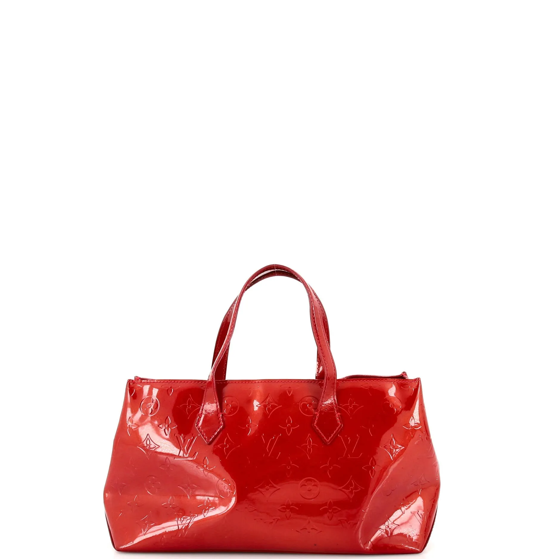 Designer Wilshire Handbag Monogram Vernis PM