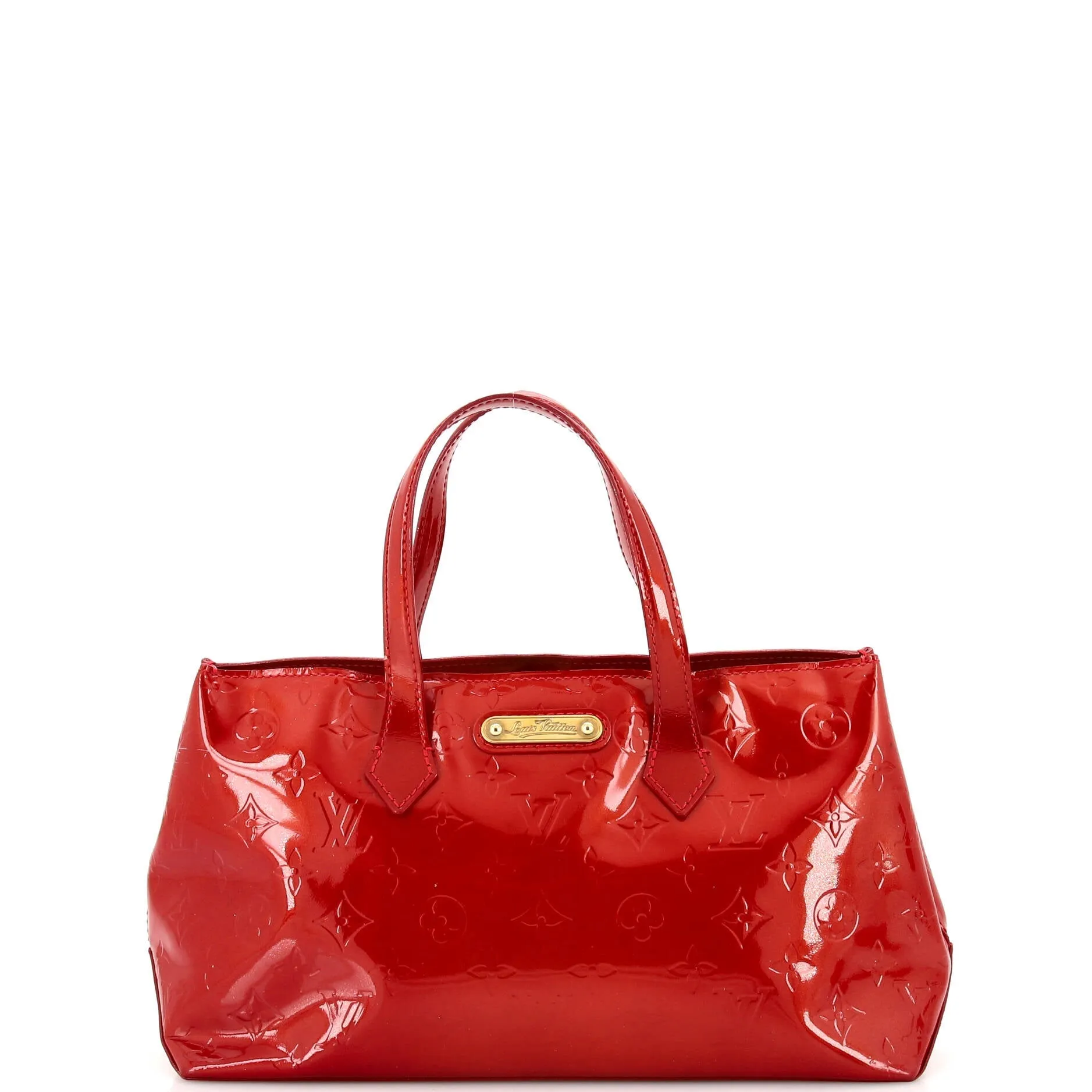 Designer Wilshire Handbag Monogram Vernis PM