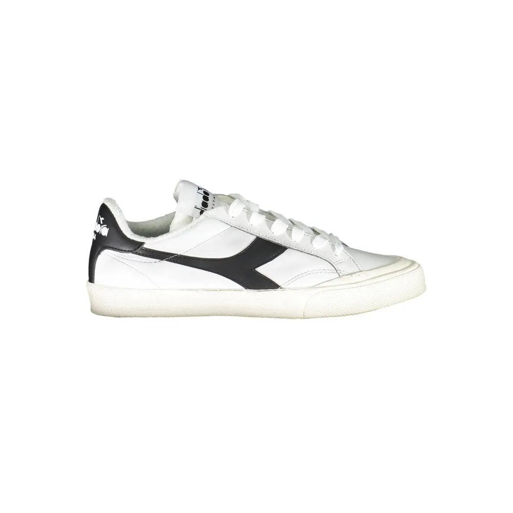 Diadora White Leather Women Sneaker