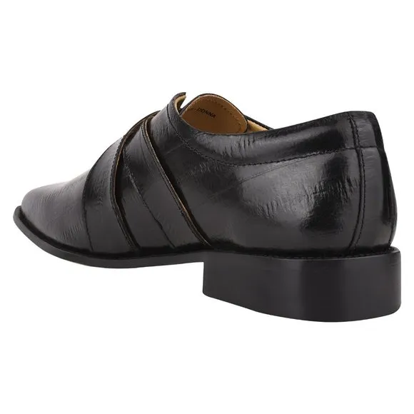 DONNA Man Made Leather Monk Straps
