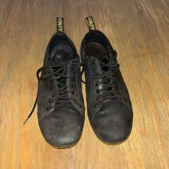 Dr. Martens Calmont M Size 12 black Leather Doc Lace Up Shoe vintage