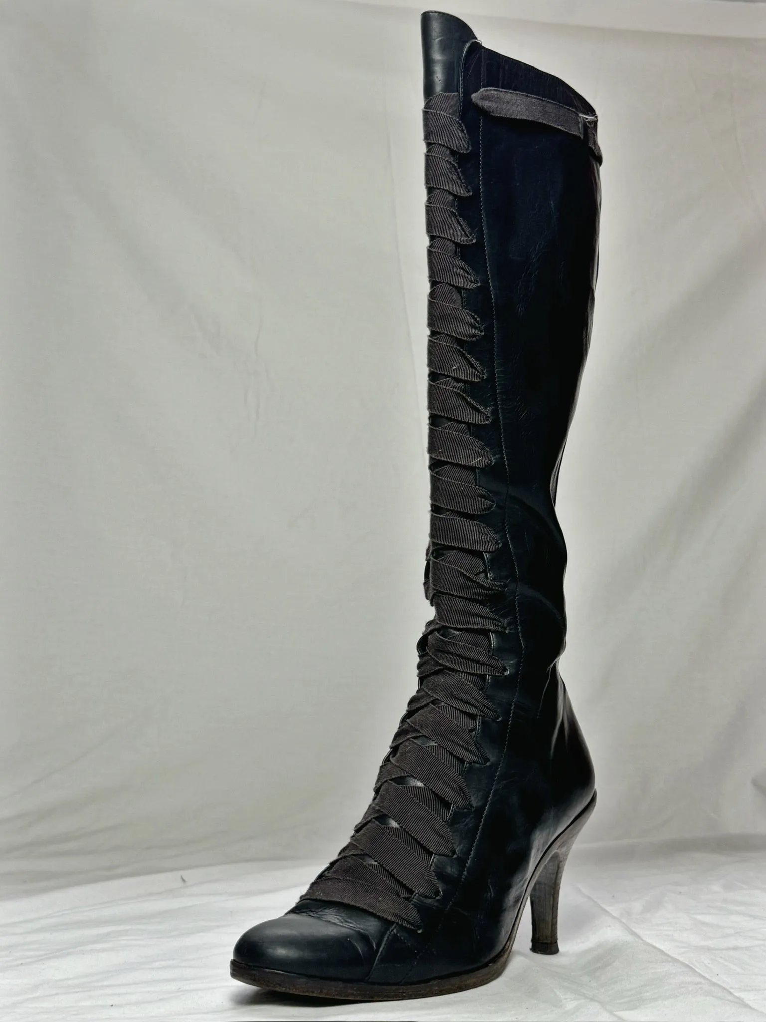 DRIES VAN NOTEN RIBBON BOOTS