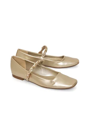 Ella Ballerina Shoes - Gold