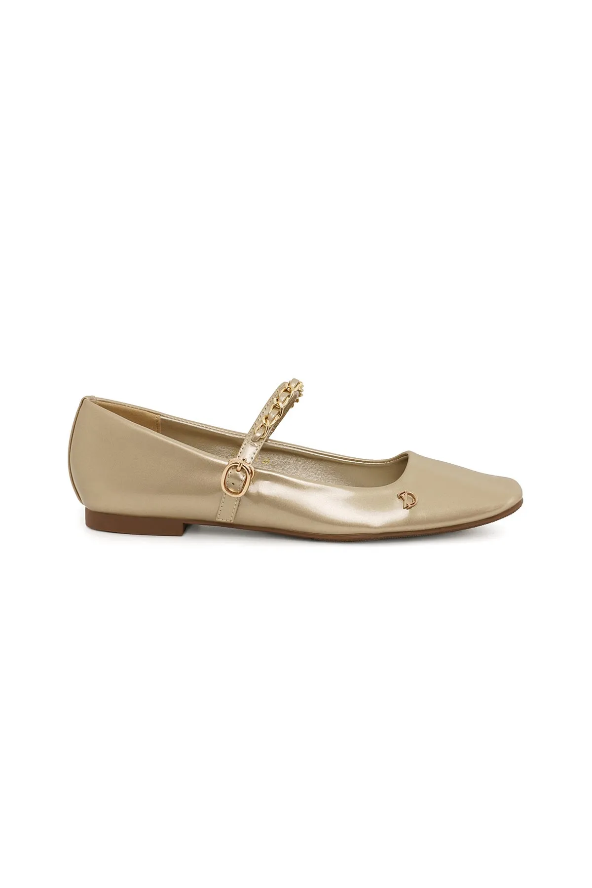 Ella Ballerina Shoes - Gold