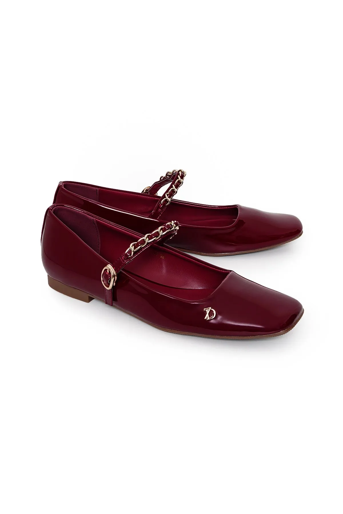Ella Ballerina Shoes - Maroon