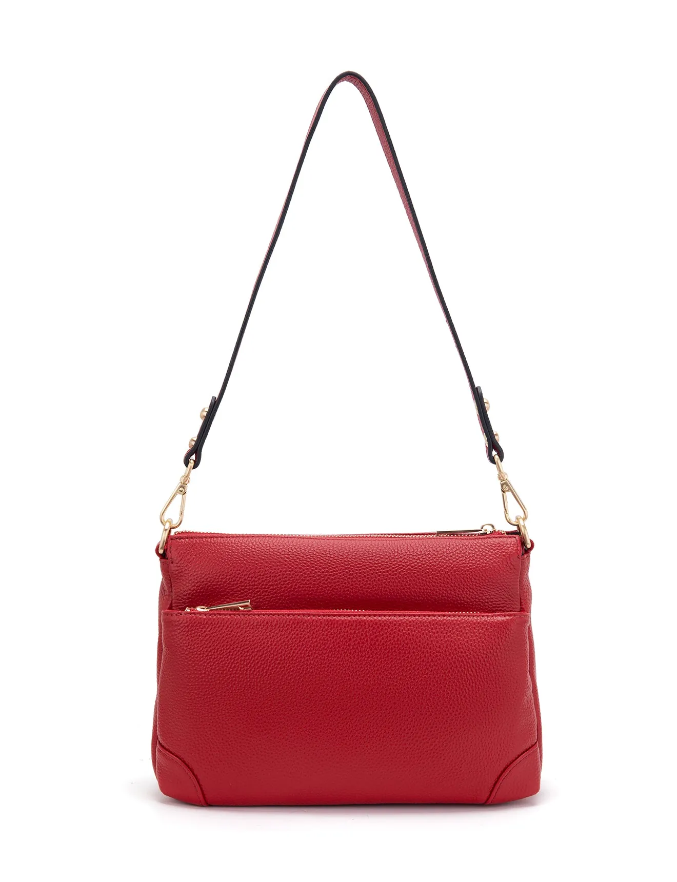 FAITH LEATHER CROSS BODY BAG- E1-0749-FIRE- NEW IN