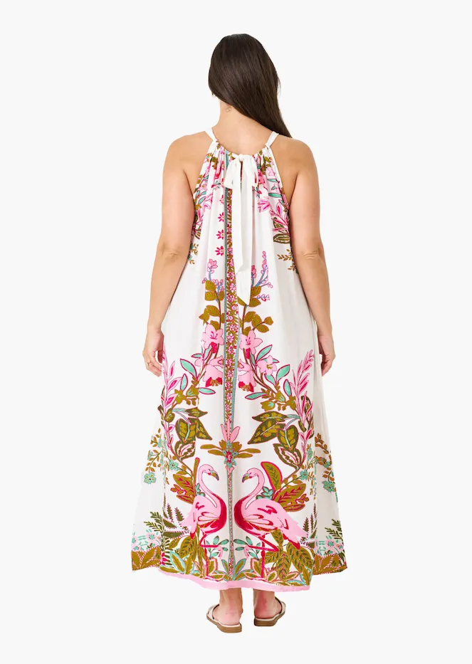 Flamingo Strap Dress