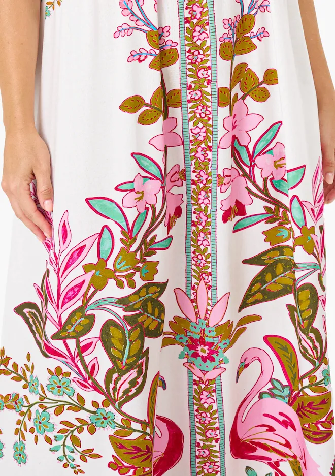 Flamingo Strap Dress