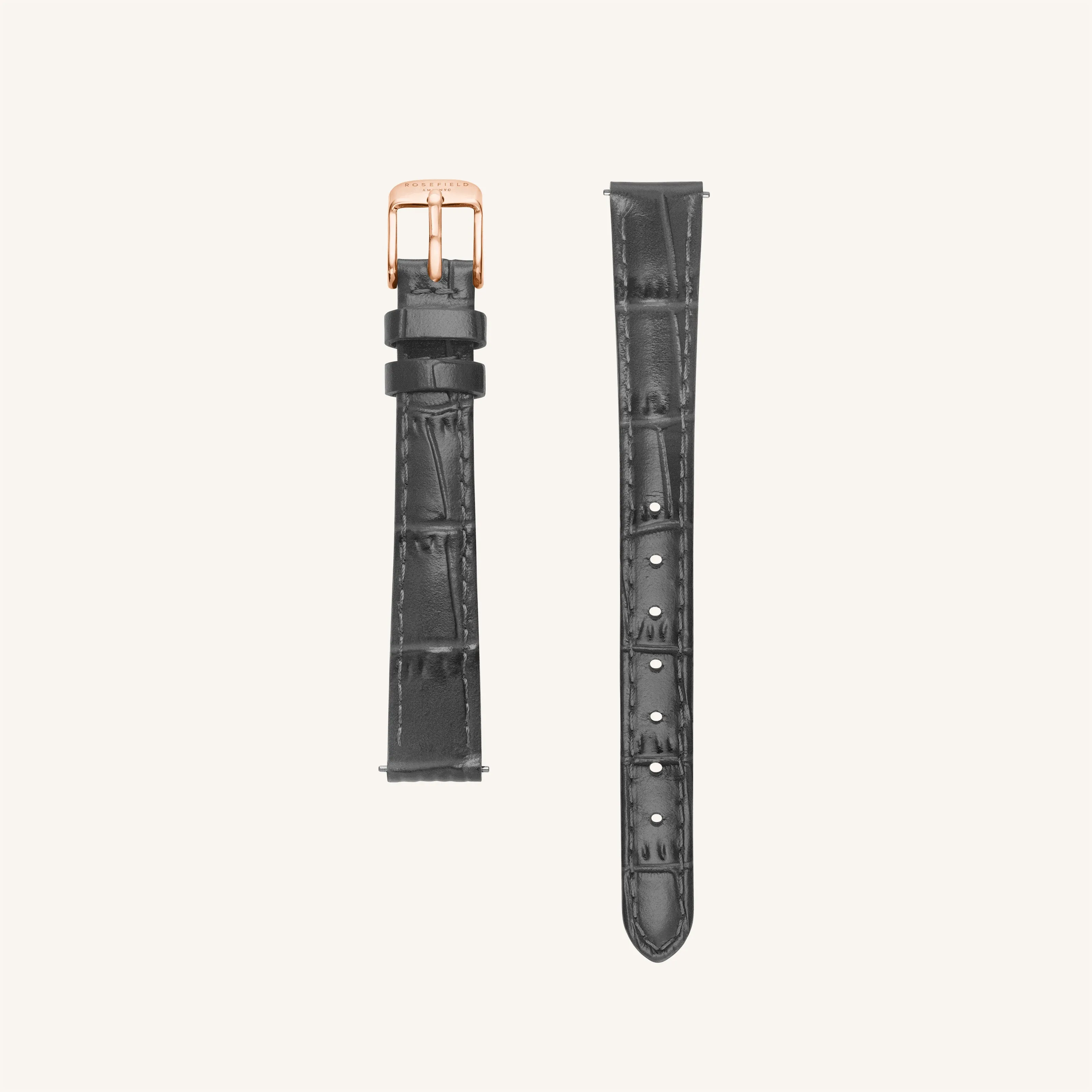 Grey Leather Strap