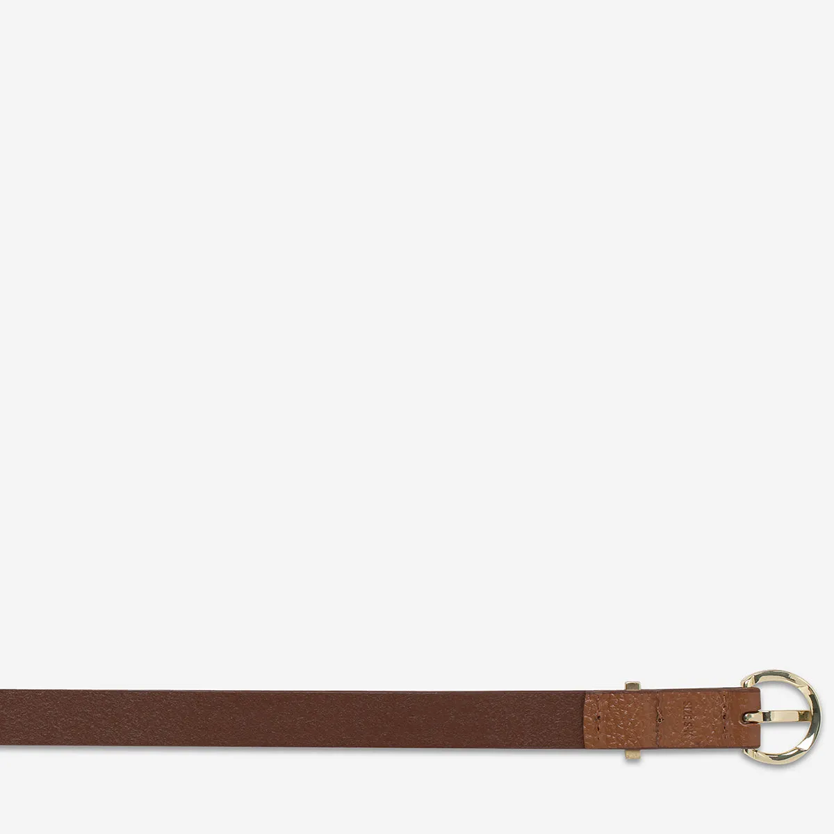 Happens All The Time Belt - Tan/Gold