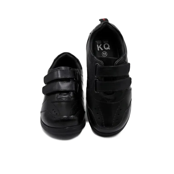 Harold Boys Black Leather School Shoes