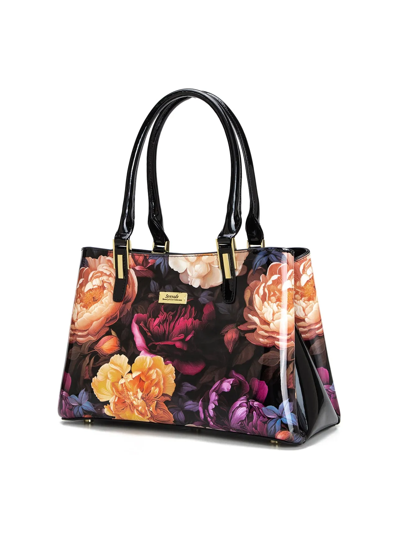 HARRIET GRIP HANDLE  LEATHER BAG-SF28-0378- NEW IN