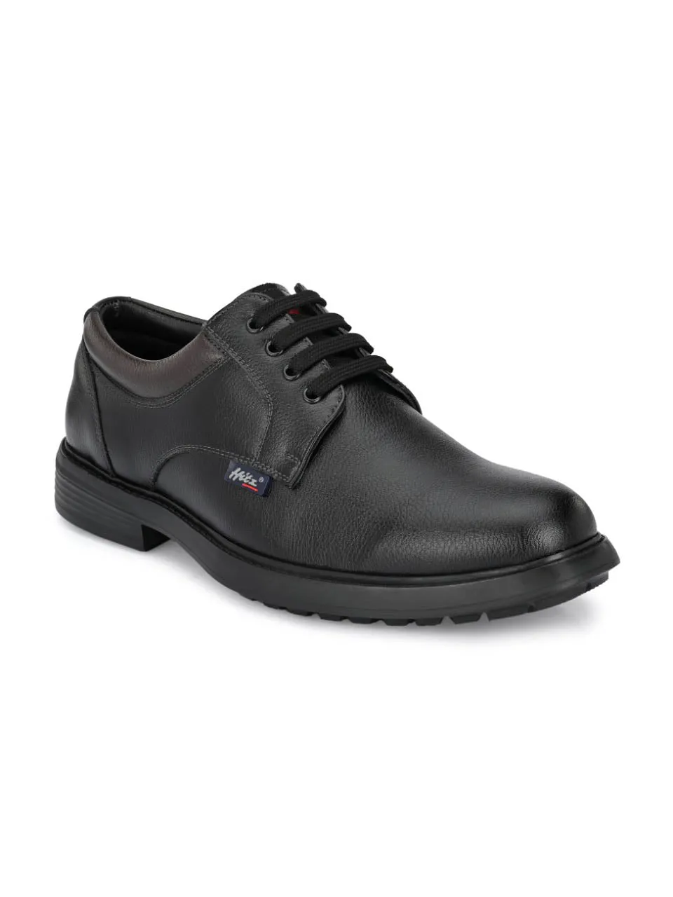 Hitz Men's Black Synthetic Lace-up Casual Shoes