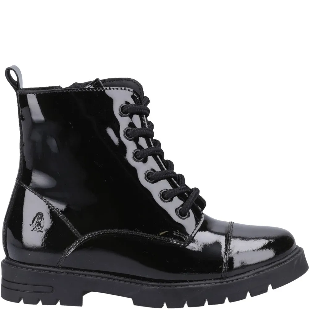 Hush Puppies Lauren Patent Senior School Shoes