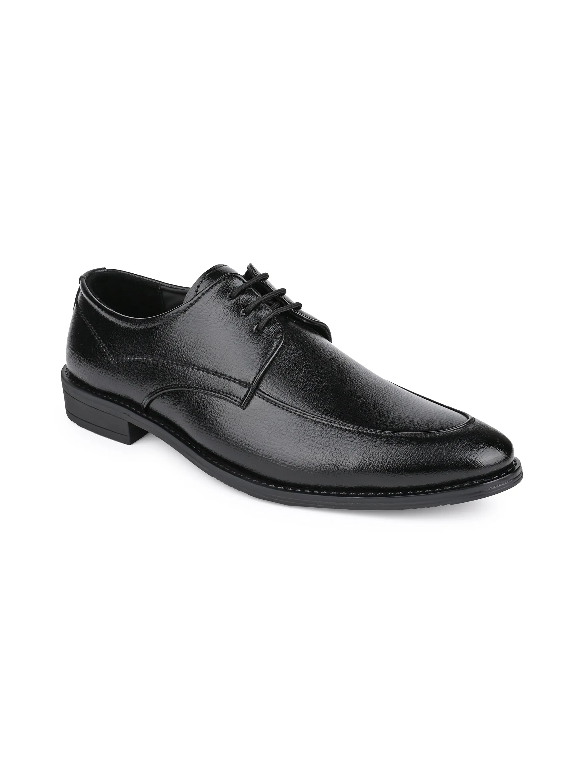 Hydes N Hues Men Black Printed Lace-ups