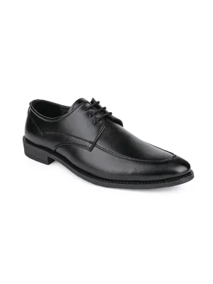 Hydes N Hues Men Black Printed Lace-ups