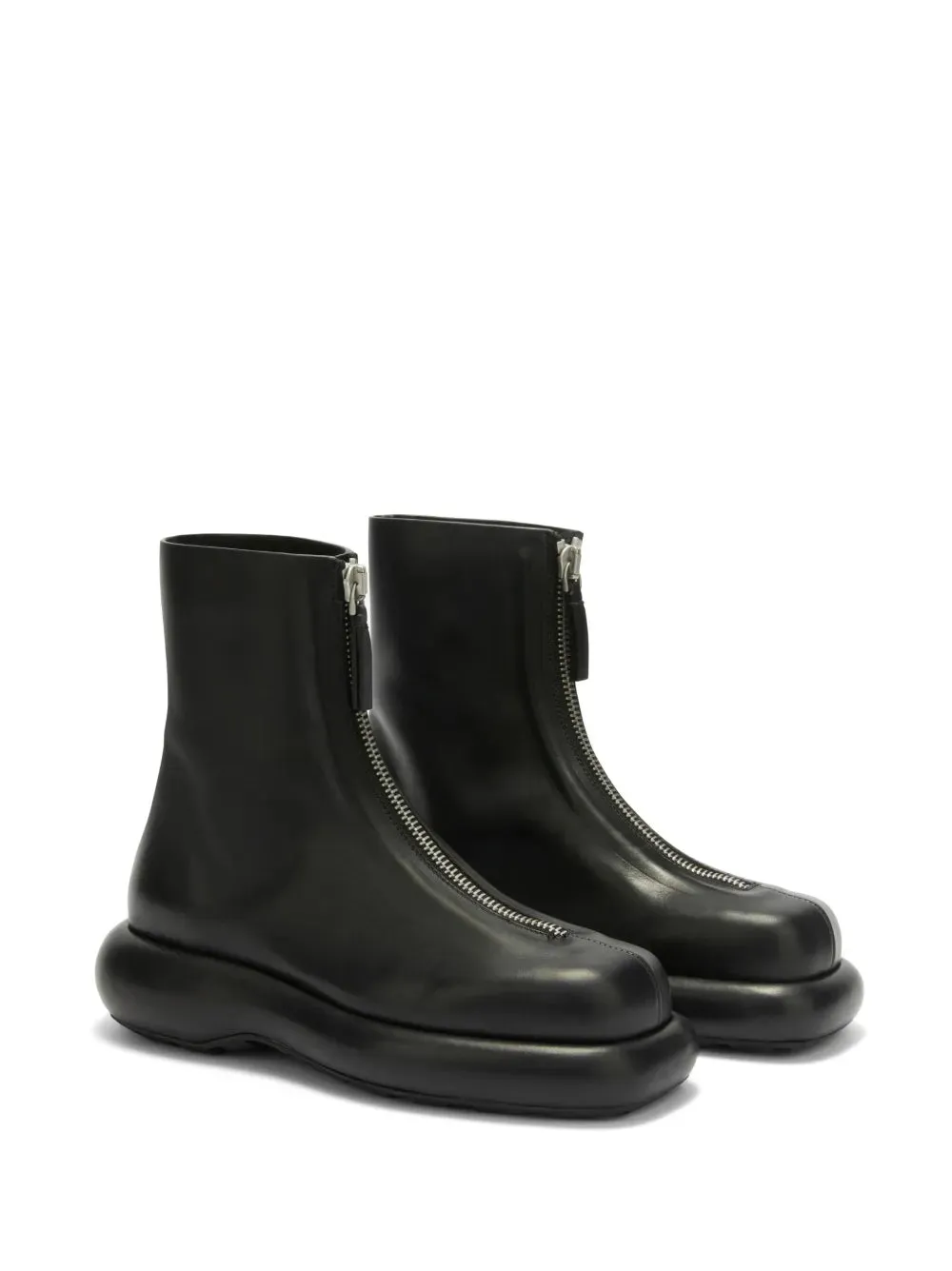 Jil Sander zip-up leather boots