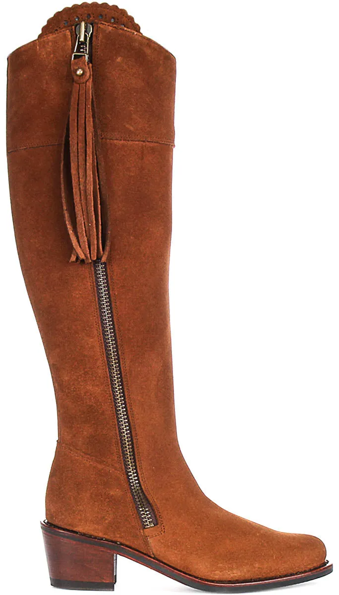 Justinreess England Valentina Heel In Tan Brown For Women