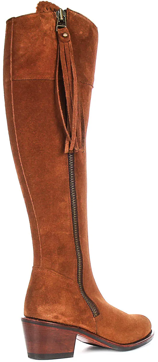 Justinreess England Valentina Heel In Tan Brown For Women