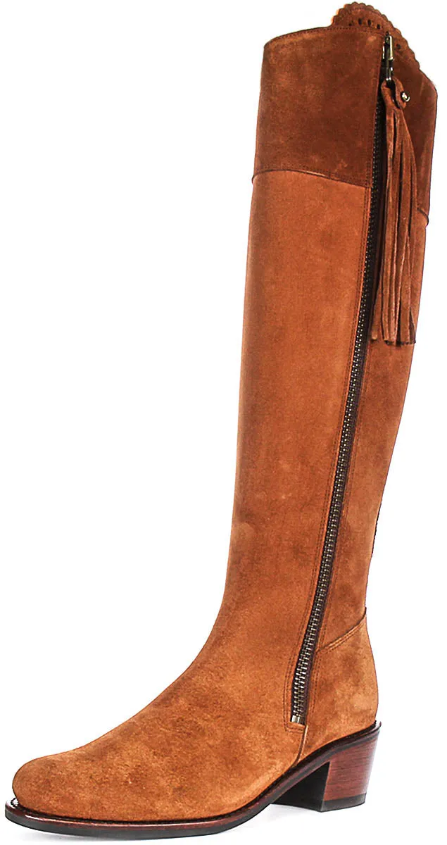 Justinreess England Valentina Heel In Tan Brown For Women