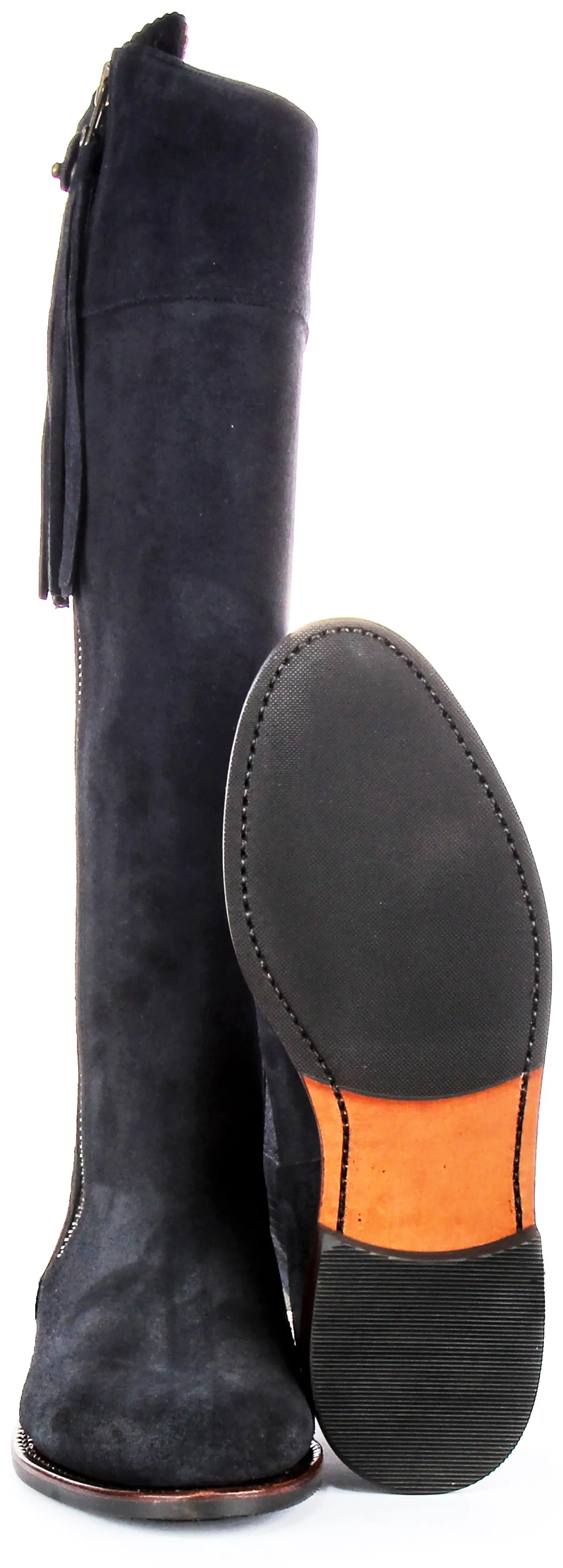 Justinreess England Valentina Slim Fit In Navy For Women